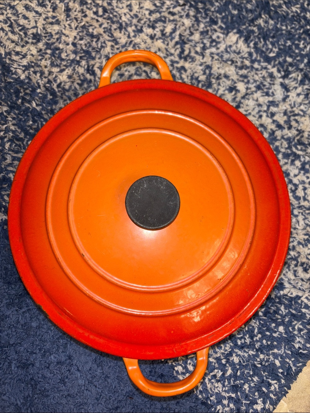 Le Creuset Orange Enamel Cast Iron Dutch Oven with Lid 4.5 qt E - Picture 9 of 9